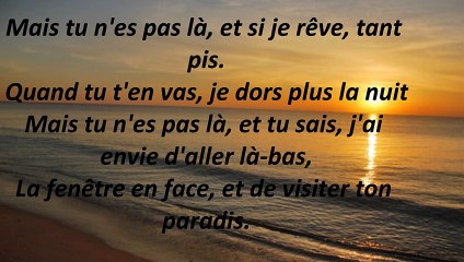 le coup de soleil Richard cocciante avec parole