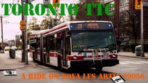 TTC Toronto: A Ride on Nova Bus LFS Artic #9056 [HD]