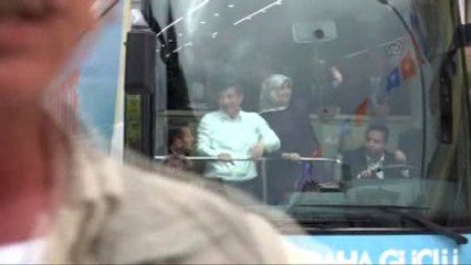 Başbakan Davutoğlu, Çorum'dan Ayrıldı