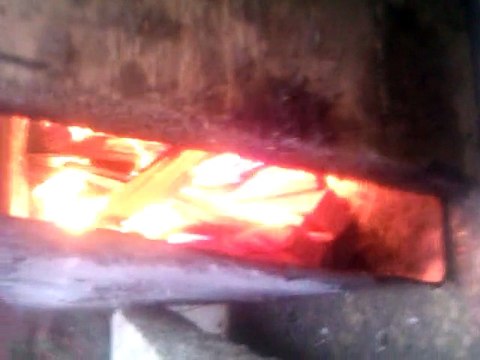 rocket burner vortex test 5