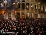 Vía Crucis del Papa en el Coliseo de Roma