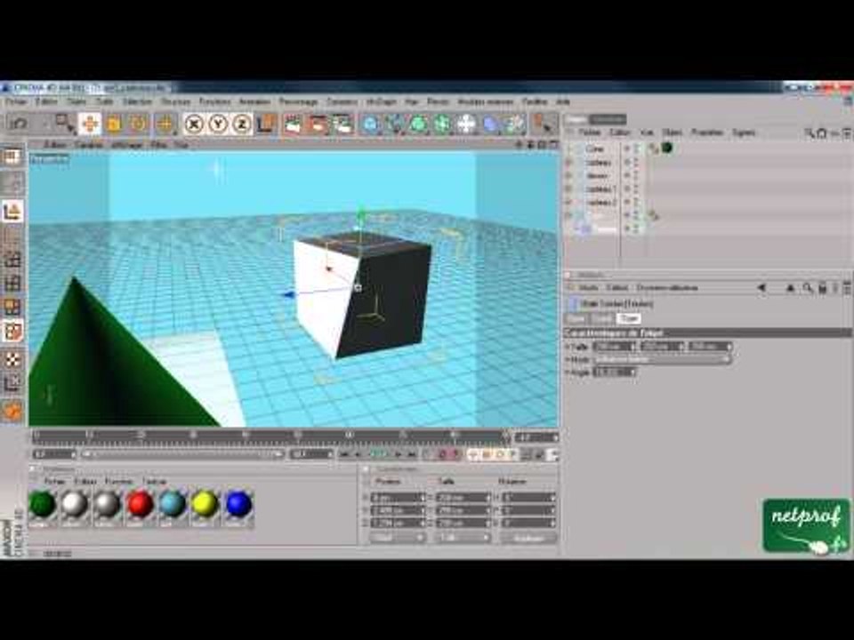 8 - Cinema 4D : Modélisation d'un sapin