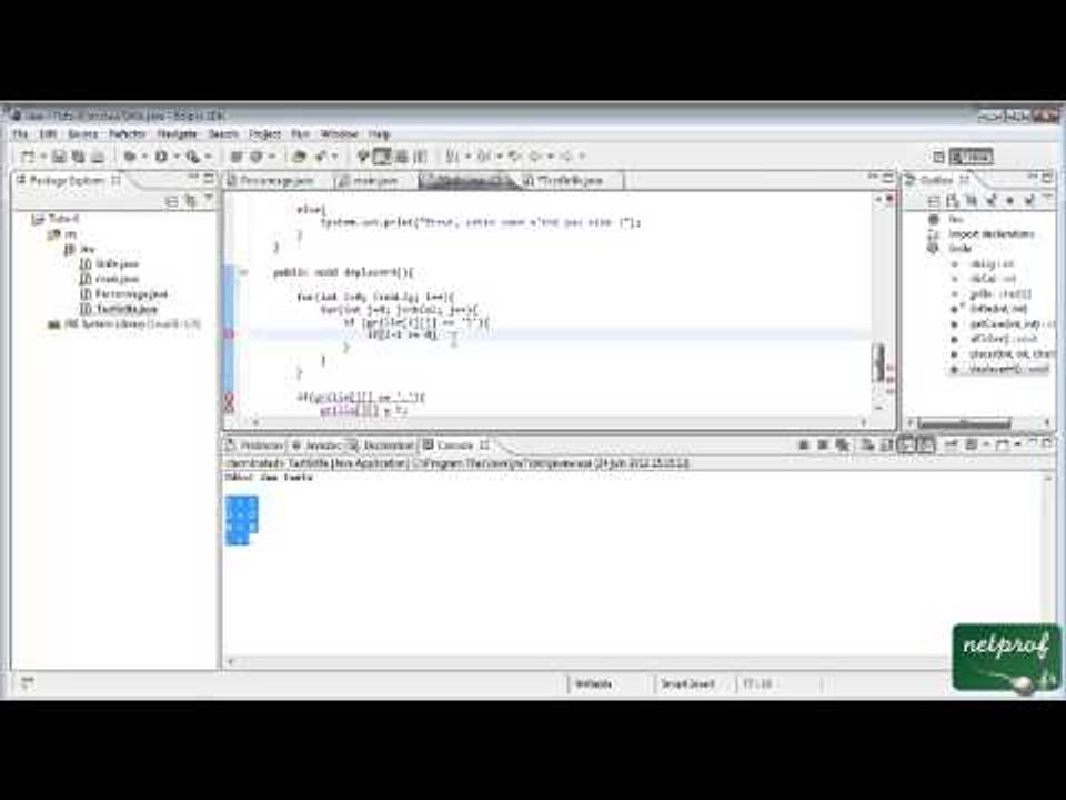 Java #6 test et déplacement