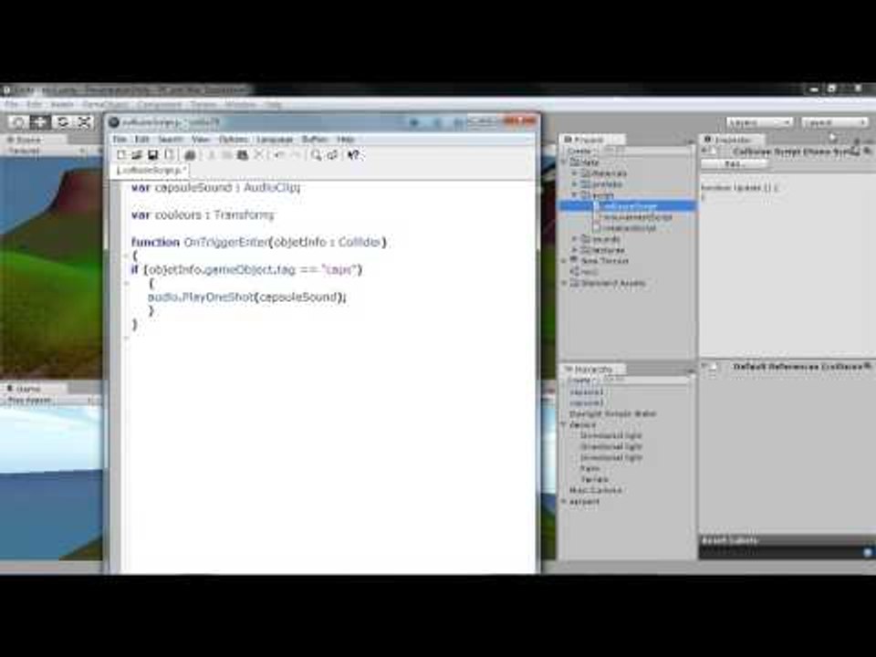 7 - Création de jeux 3D - Ramassage des objets