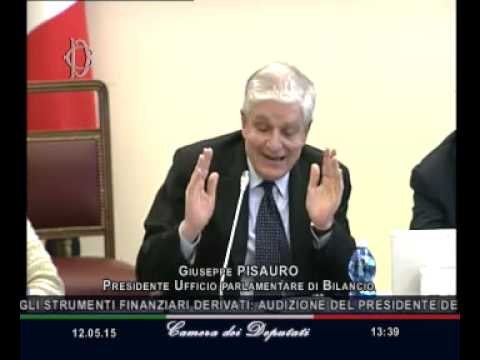 Roma - Audizione Presidente Ufficio parlamentare di Bilancio, Pisauro (12.05.15)