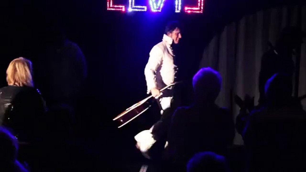 Eddie Phelps congrats Terry Padgett at Sheffield Remembers 2