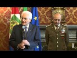 Roma - Mattarella con il Capo di Stato Maggiore dell'Esercito (05.05.15)