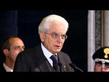 Roma - Intervento del Presidente Mattarella in occasione del 1° maggio Festa del Lavoro (01.05.14)