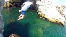 Cliff Jumping in Slow Motion - Bulgaria GoPro HD 2 - 120 fps