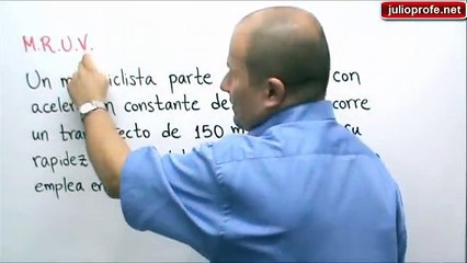 Movimiento Rectilíneo Uniformemente Acelerado (Problema 2)