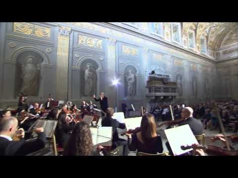 Roma - Mattarella al Concerto per L'Aquila (29.03.15)