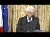 Roma - Celebrazione della Giornata mondiale del libro e del diritto d'autore - Mattarella (21.04.15)