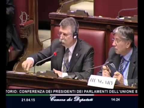 Roma - Conferenza Presidenti Parlamenti Ue - Seconda parte eng (21.04.15)