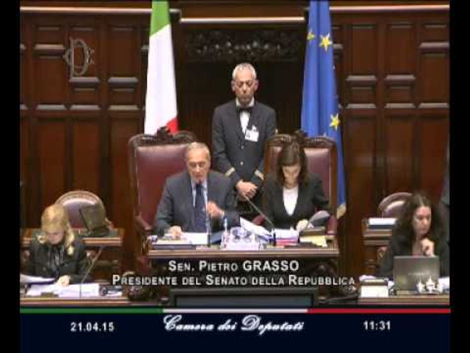 Roma - Conferenza Presidenti Parlamenti Ue - Prima parte fra (21.04.15)