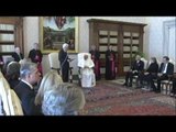 Roma - Papa Francesco incontra Mattarella (18.04.15)