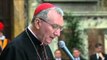 Roma - Il Cardinale Pietro Parolin saluta Mattarella (18.04.15)