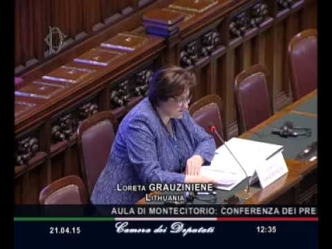 Roma - Conferenza Presidenti Parlamenti Ue (21.04.15)