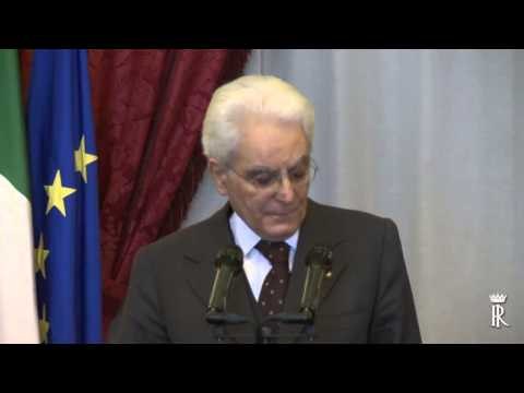 Roma - Mattarella alla Giornata della consapevolezza dell'Autismo (02.04.15)