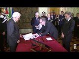 Roma - Giuramento del Ministro Graziano Delrio (02.04.15)