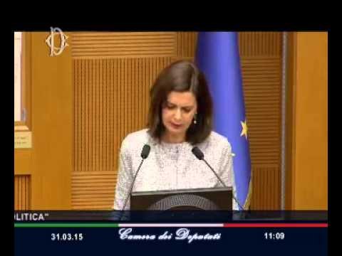 Roma - I cento anni di Ingrao Perchè la politica - Presente Mattarella - Boldrini (31.03.15)