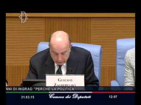 Roma - I cento anni di Ingrao Perchè la politica - Presente Mattarella (31.03.15)