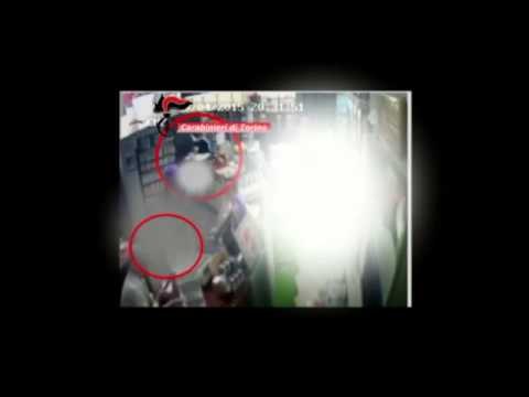 Torino - Rapinatore con una busta di nylon in testa, arrestato dai carabinieri (23.04.15)