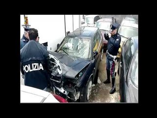 Napoli - L'auto che provocò la morte di Girolama Di Fiore (31.03.15)