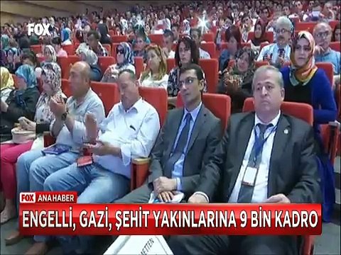 Ankara'da Engelli, Gazi, Şehit yakınlarına 9 bin kadronun verildiği törende itfaiyecilerin işi ne