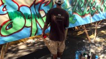 Grafiteros y muralistas plasman con arte urbano al General Benjamín Zeledón