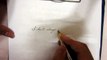 Writing using a cheap fountain pen