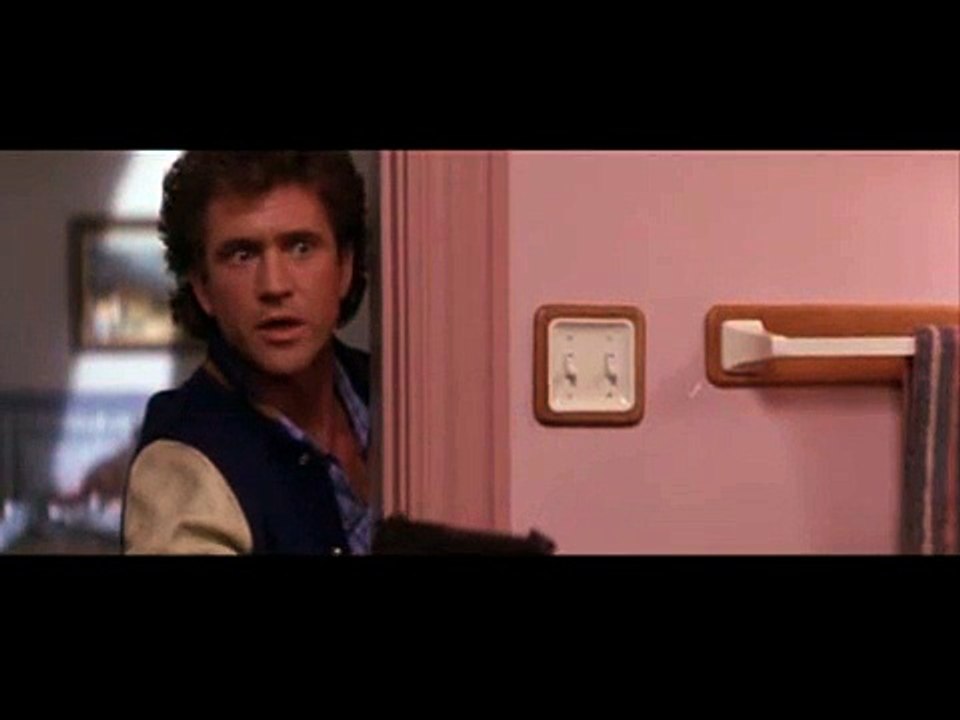 Lethal Weapon 2 Recut - Mel Gibson and Danny Glover Bathroom Love Scene
