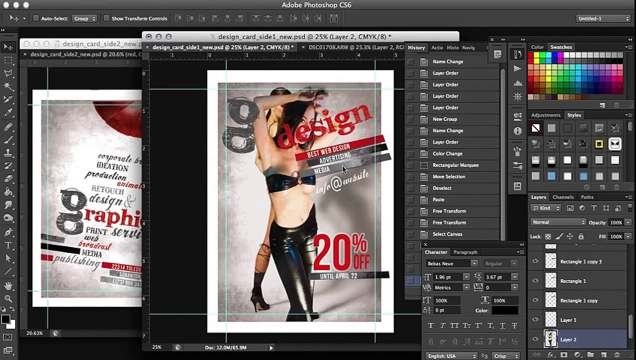 2 Sided Design Card