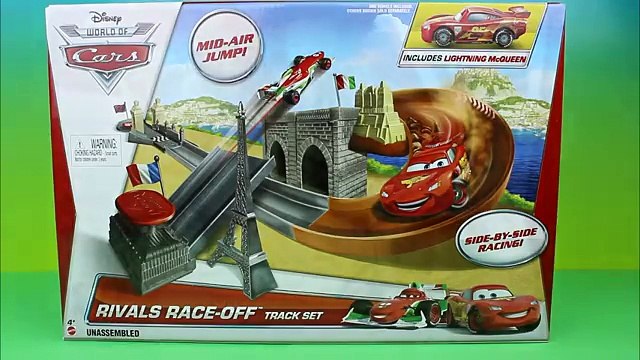 Disney Pixar Cars Rivals Race-Off Track Set Including Lightning McQueen Just4fun290
