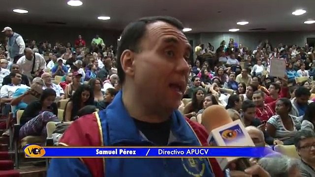 Así fue la asamblea por aumento salarial de profesores en la UCV