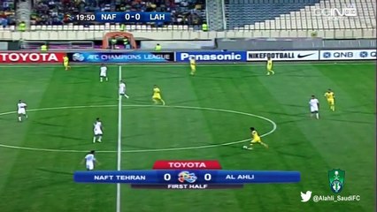 الشوط الاول مباراة الذهاب الاهلي ونفط طهران- دور ال 16 ابطال اسيا  20-5-2015