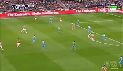 Olivier Giroud Fantastic volley chance vs Sunderland  20-05-2015