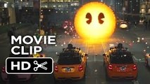 Pixels Movie CLIP - Pac-Man (2015) - Adam Sandler, Peter Dinklage Movie HD