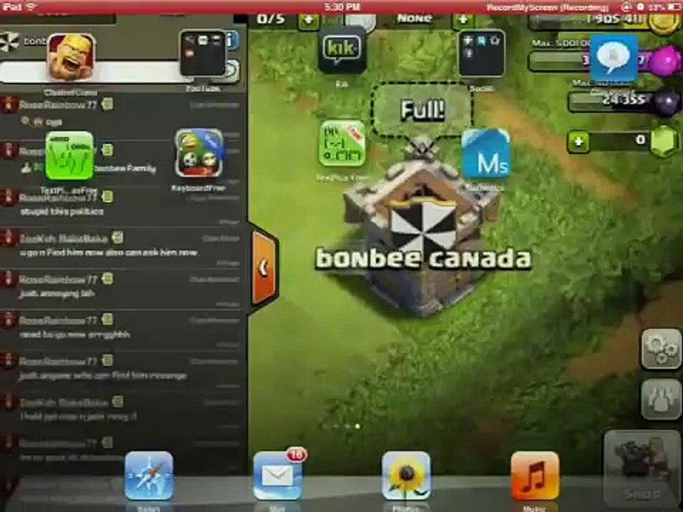 How to - How to make ascii art on clash of clans / any app