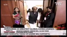 Thalaivar Superstar Rajinikanth receives Greatest Global Living Legend Award from President