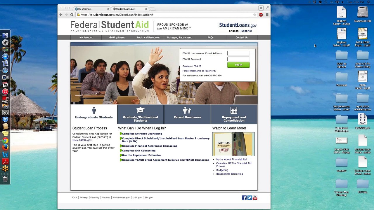 College Loan Process Webinar 5-19-15