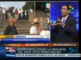 Guatemala: exigen campesinos renuncia del presidente Otto Pérez Molina