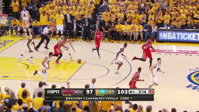 Le gros shoot à trois points en transition de Stephen Curry