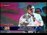 Presidente Ollanta Humala realiza mitin por 28 de julio
