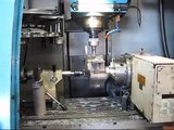 Machining Indian 101  Crankcases on 4 axis machine centre