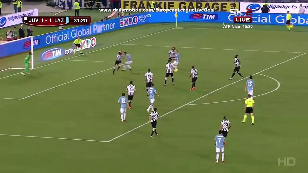 Marco Parolo Amazing Long Shot  Lazio - Juventus 20.05.2015 HD