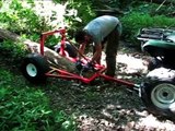 ATV Log Skidder Arch Hauler