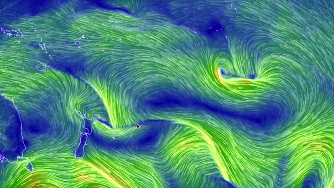 Atmospheric Pressure - Wind/Storm Effects - North v South