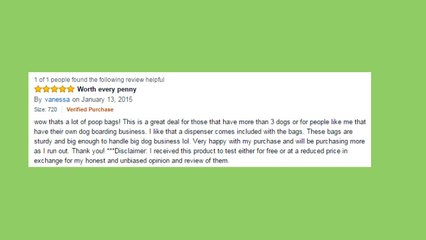 Never Run Out Of Doggie Poop Bags Again!