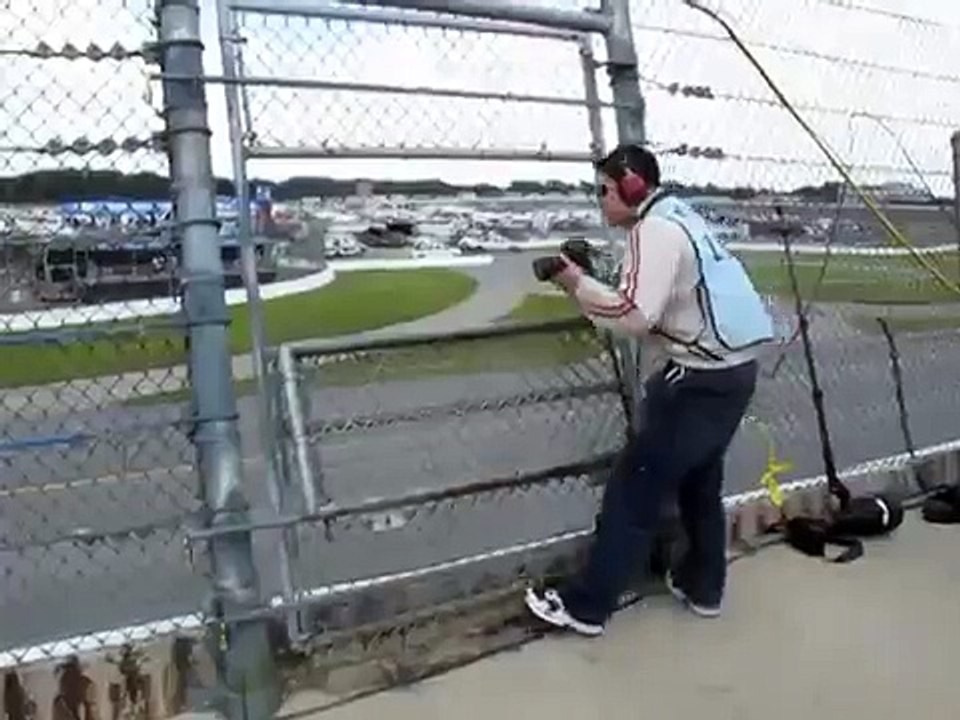 Dur dur d'être photographe de course