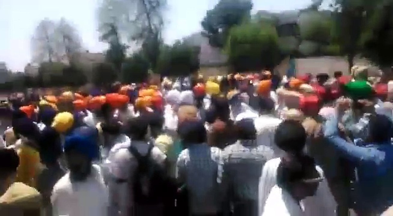 Bapu Surat Singh Ji  Morcha at Gurdwara Amb Sahib, Mohali